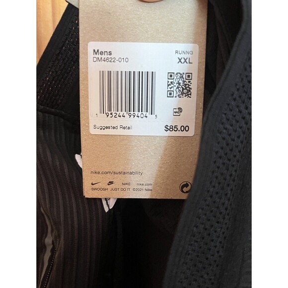 Nike Dri-Fit ADV AeroSwift 1/2 Length Racing Tights Men's Size XXL DM4622-010 - Picture 11 of 11